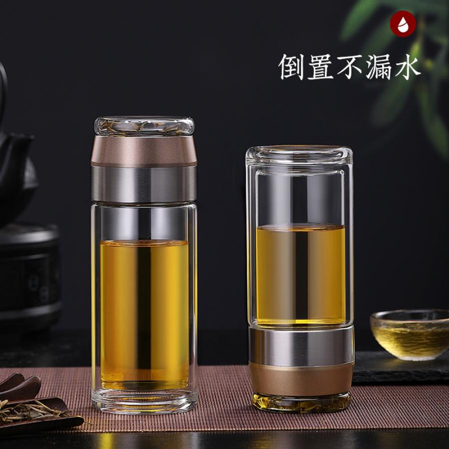 
      茶水分离玻璃杯      
			